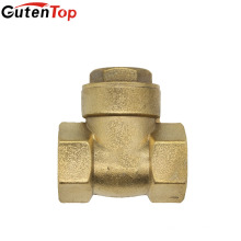 Gutentop 1/2 &quot;não retornam válvulas de verificação de bronze do balanço da válvula de esfera para a água